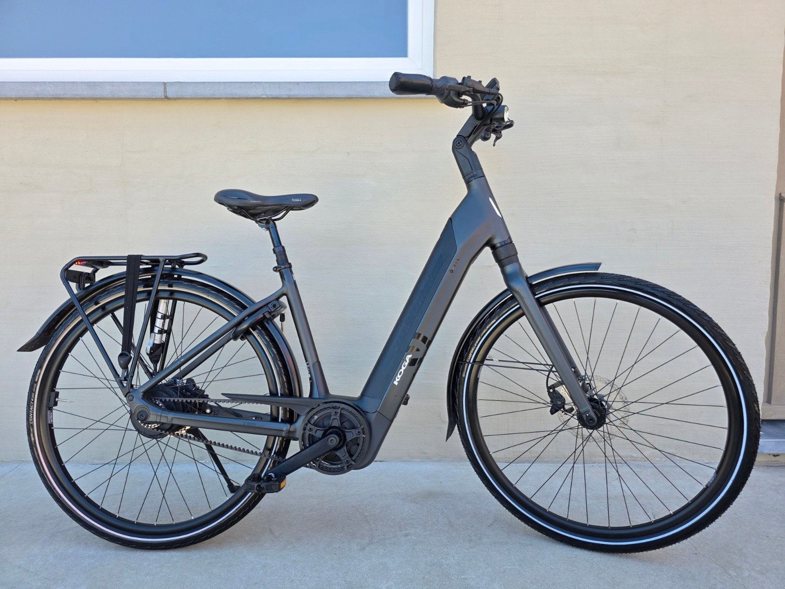 Koga Evia Pt Pro * Envoilo Belt Drive * 1280km * Black Matt, Fietsen en Brommers, Ophalen