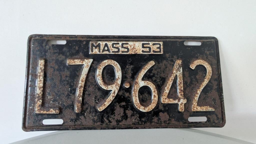 Ancienne plaque d'immatriculation USA, Antiquités & Art, Enlèvement ou Envoi
