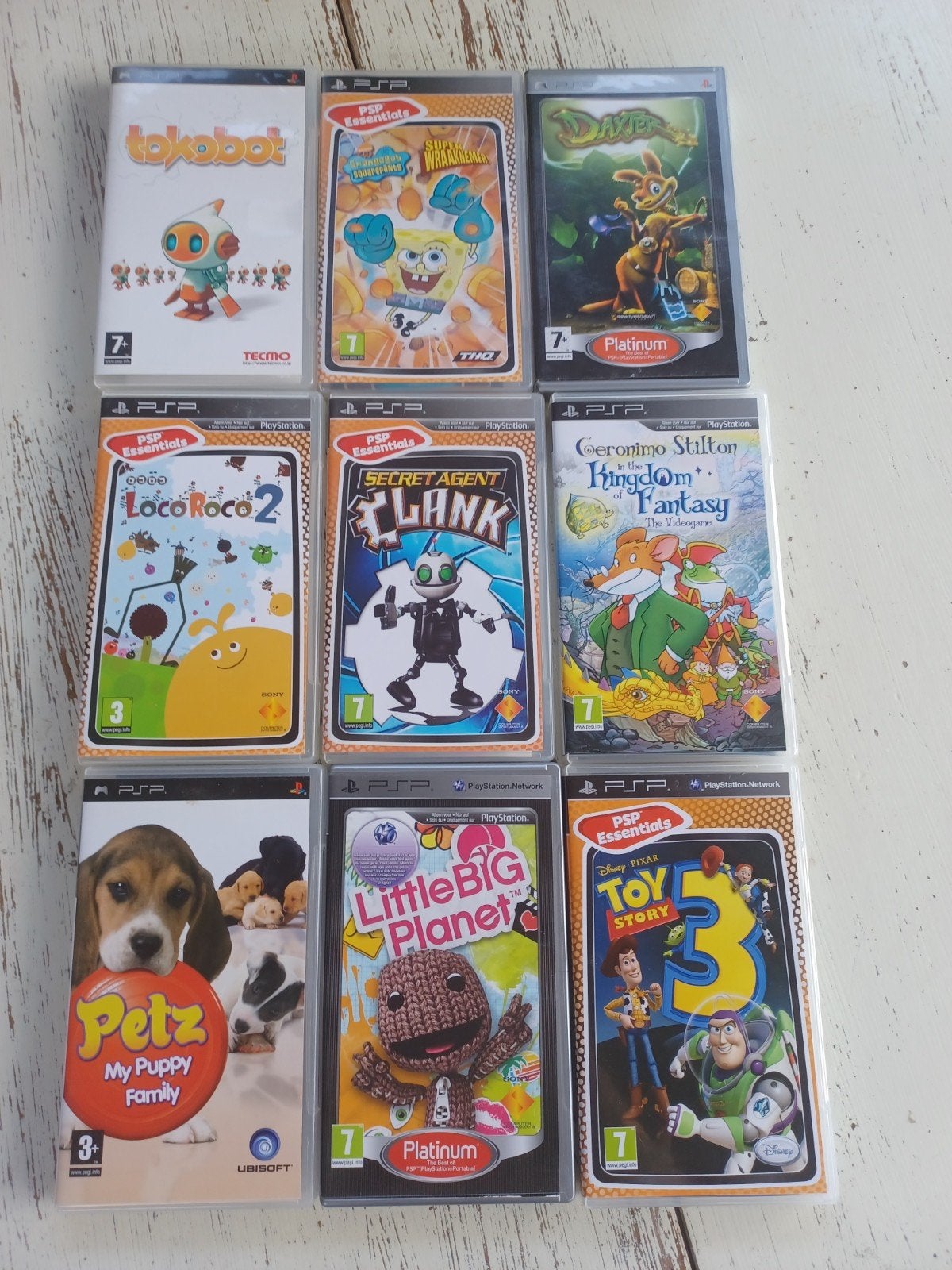 PSP avontuur spelletjes, Enlèvement