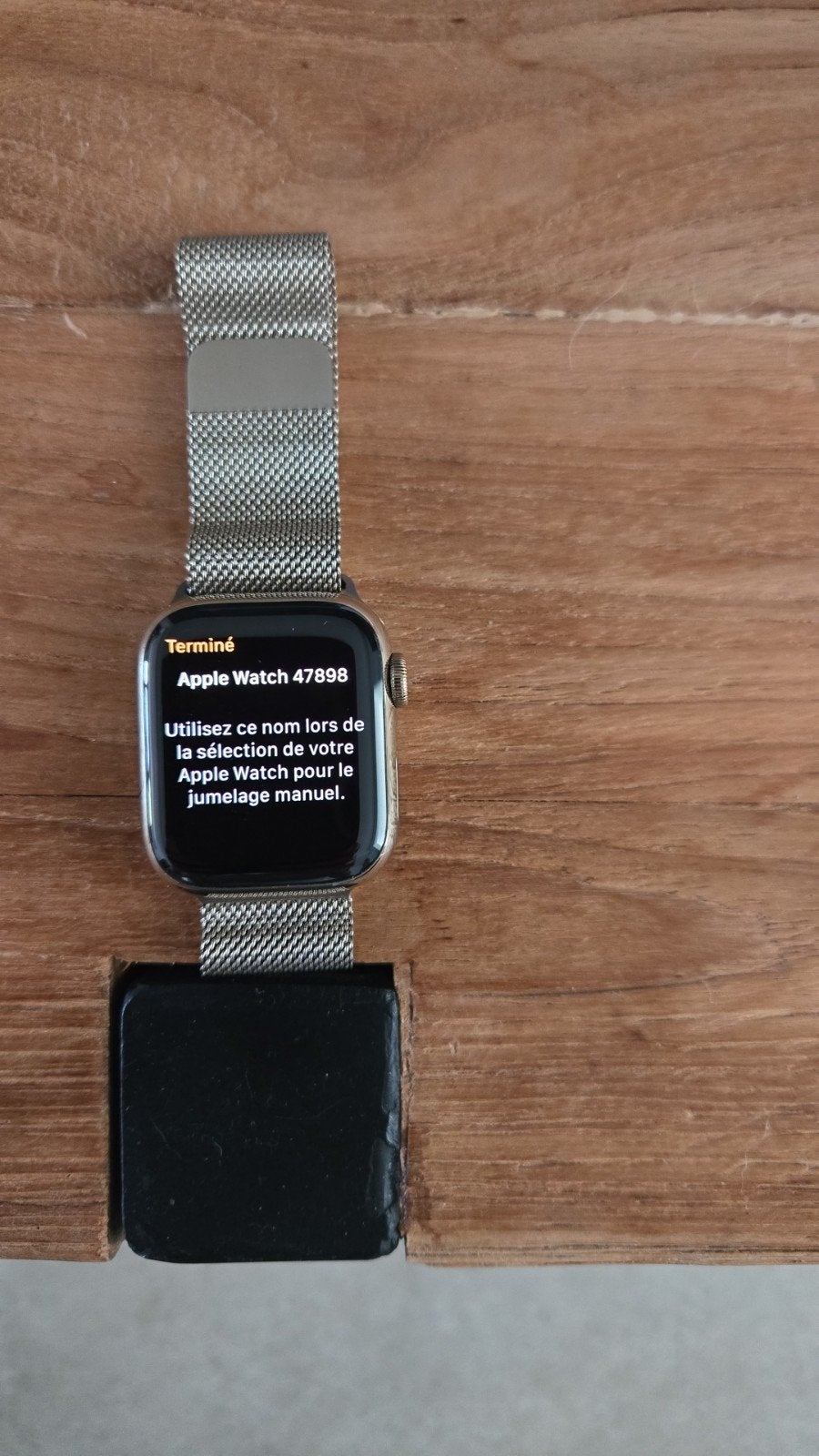 Apple watch, série 7, Ophalen
