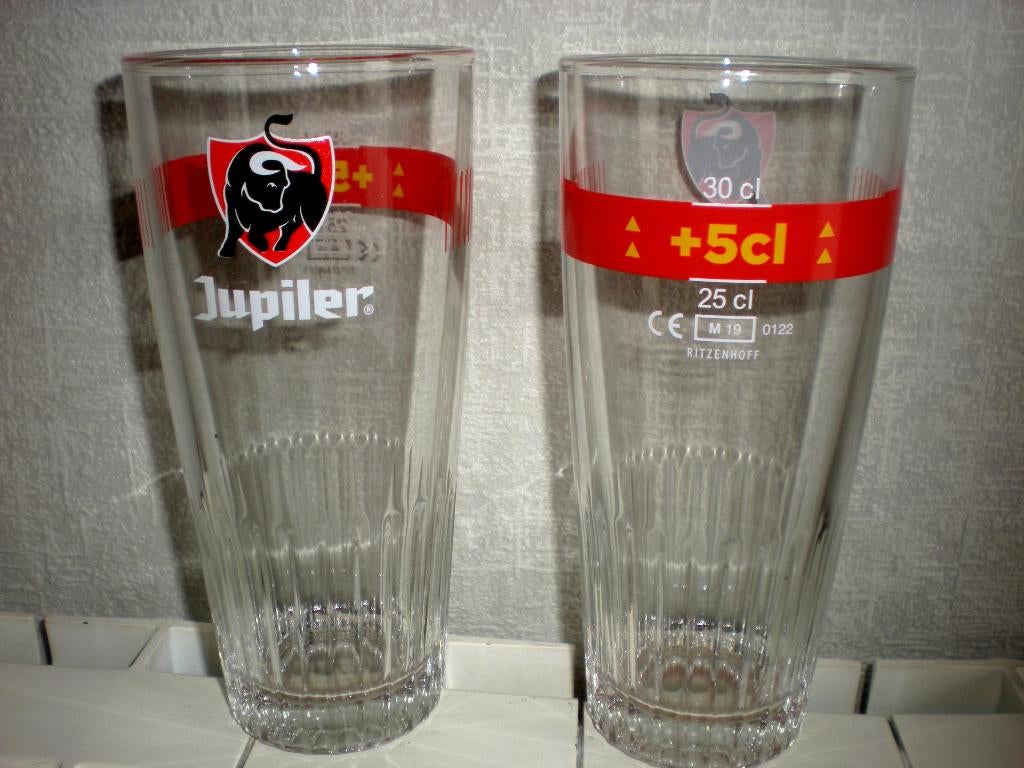 JUPILER  25-30 cl, Enlèvement ou Envoi, Comme neuf, Verre ou Verres, Jupiler