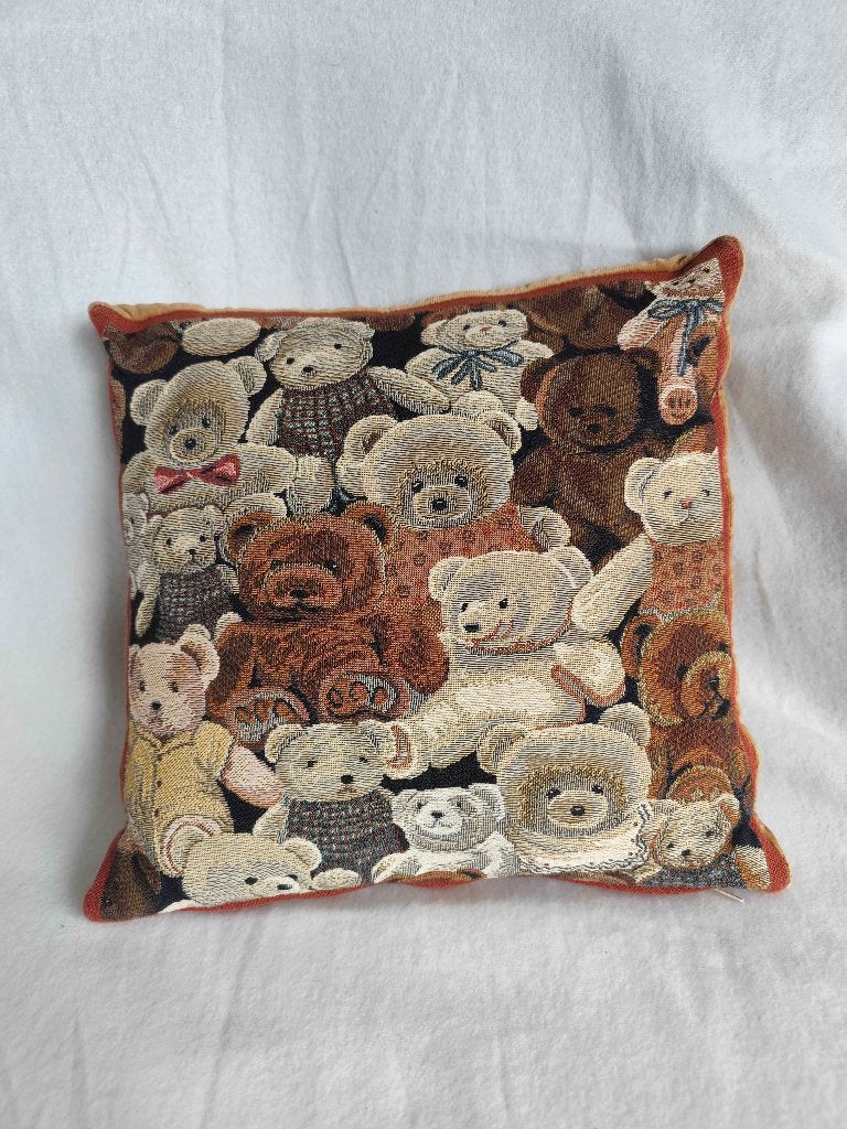Gobelin - Decoratie kussen - Beren Vintage, Coussin décoratif, Enlèvement ou Envoi, Mars & More, Carré