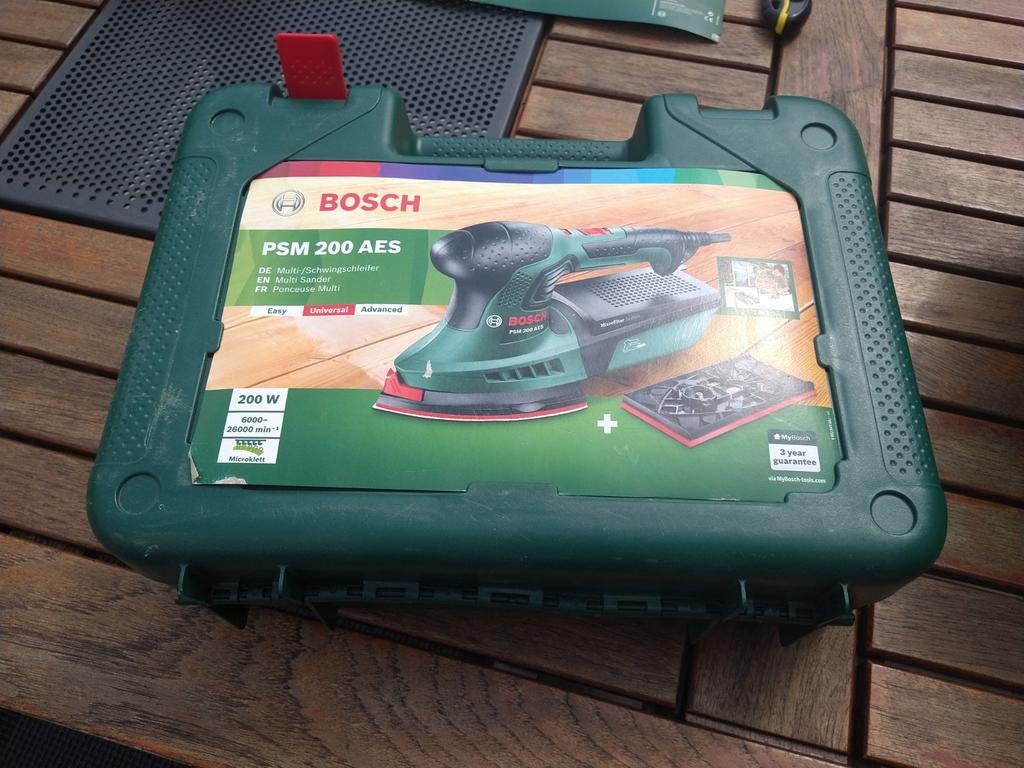 Bosch multi schuurmachine PSM 200 AES, Ophalen