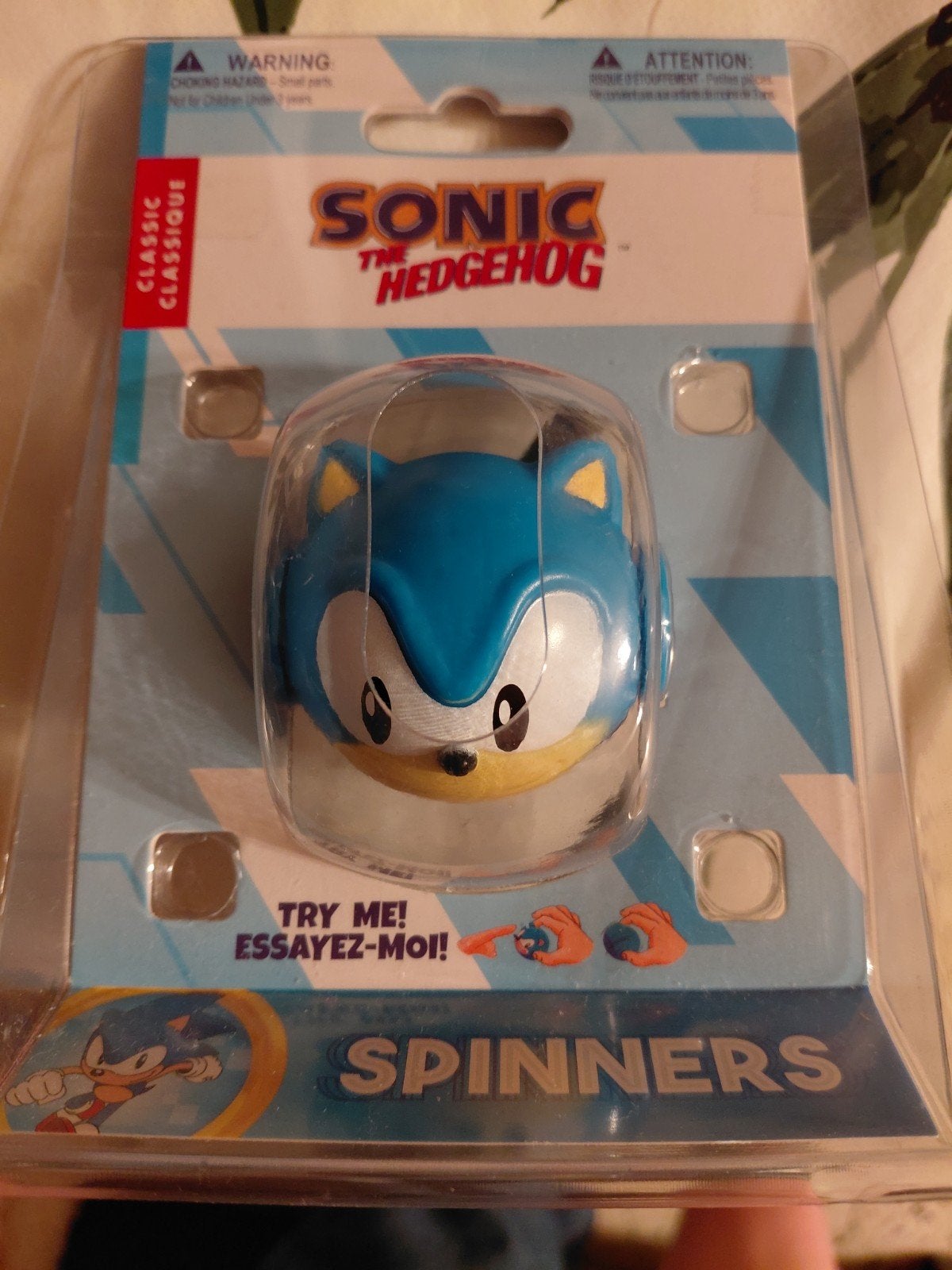 Sonic the hedgehog spinner, Ophalen
