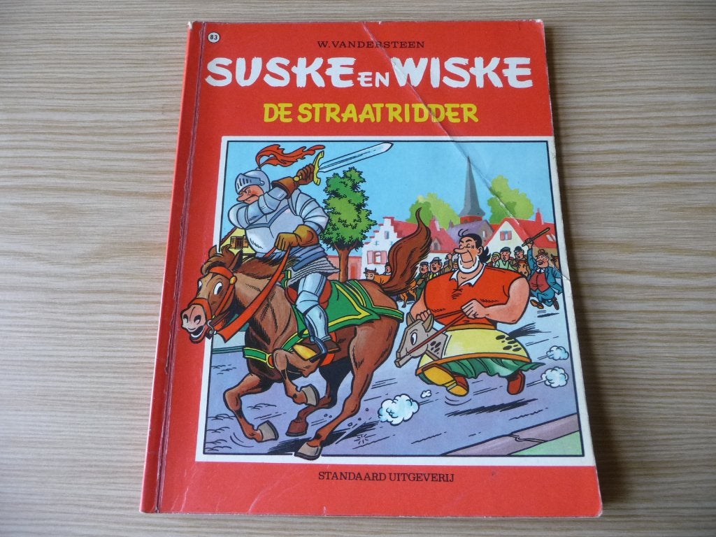 Suske en Wiske 83. De straatridder EERSTE DRUK €3, Willy vandersteen, Enlèvement ou Envoi, Une BD, Utilisé