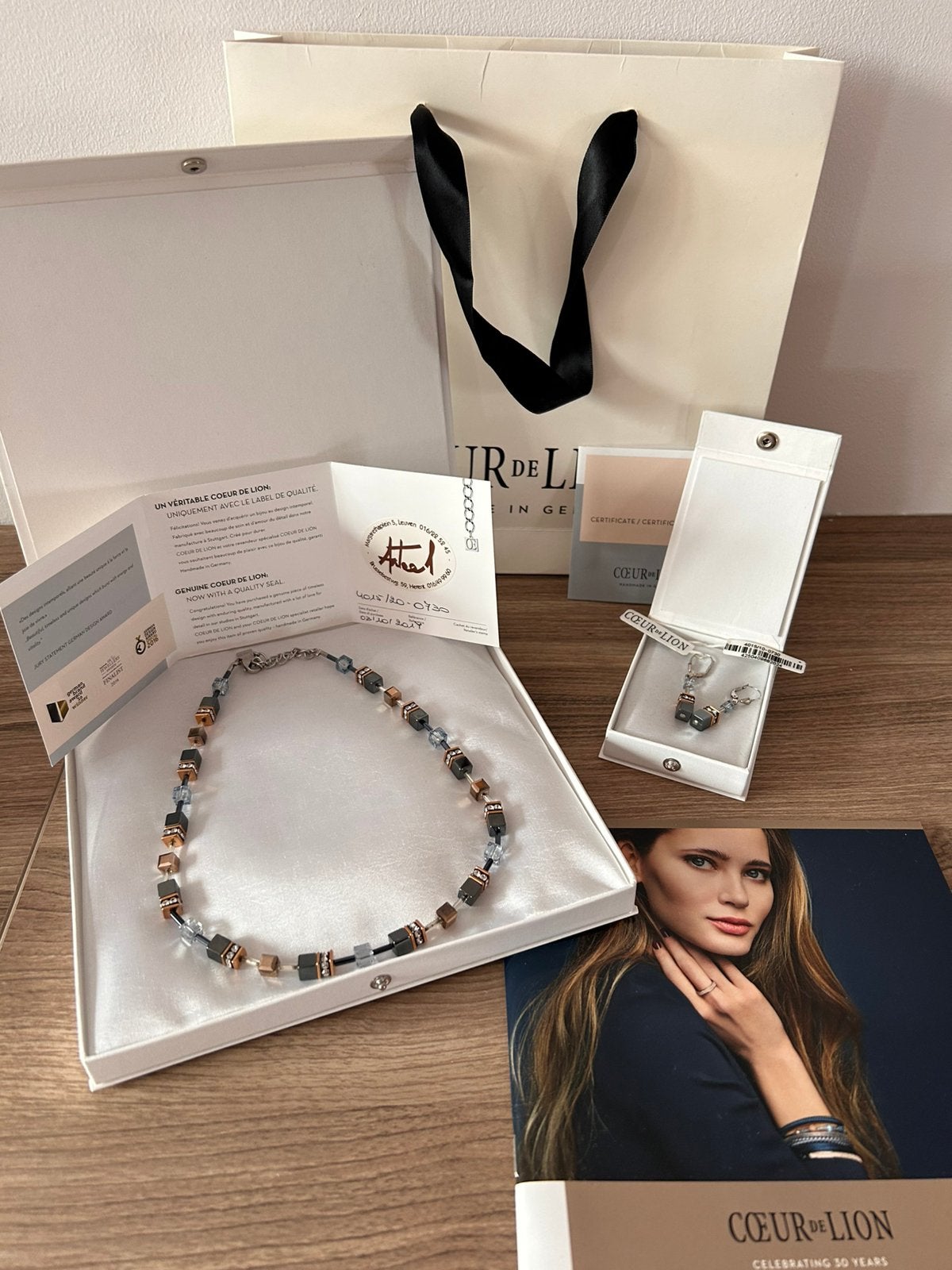 Coeur de Lion ketting en oorbellen, Ophalen, Zo goed als nieuw