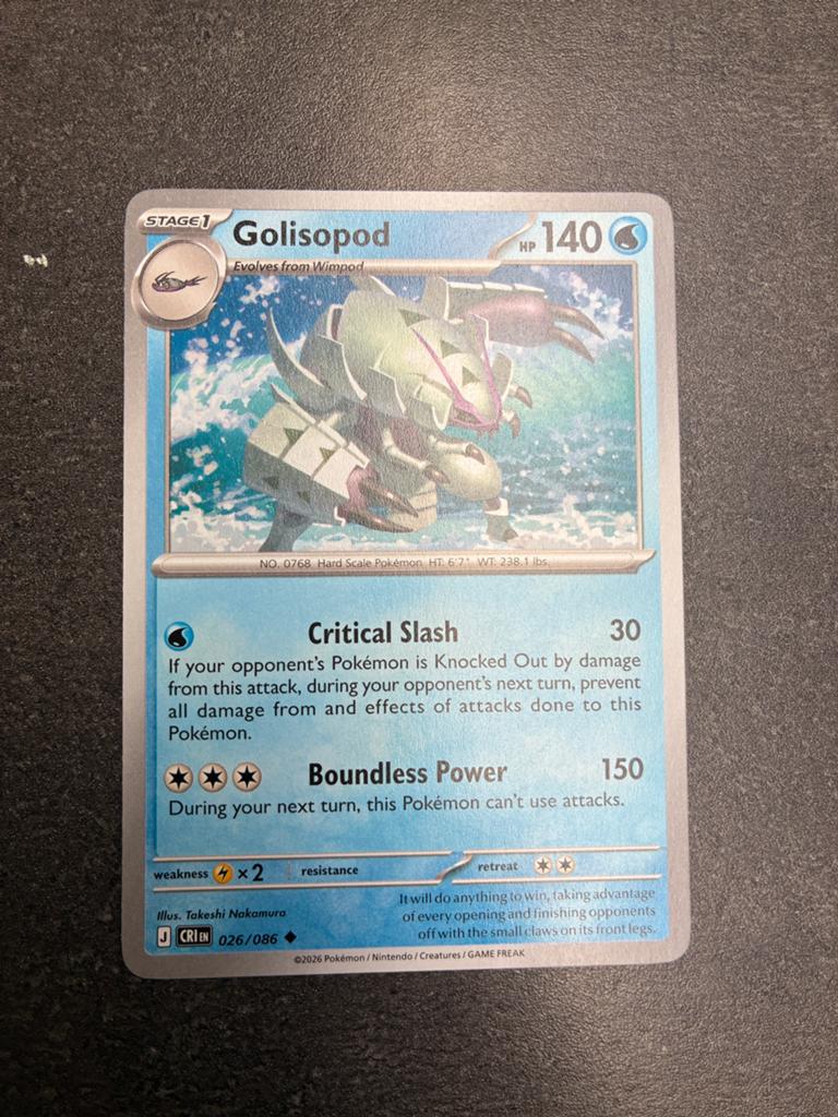Golisopod (026/086), Ophalen, Nieuw