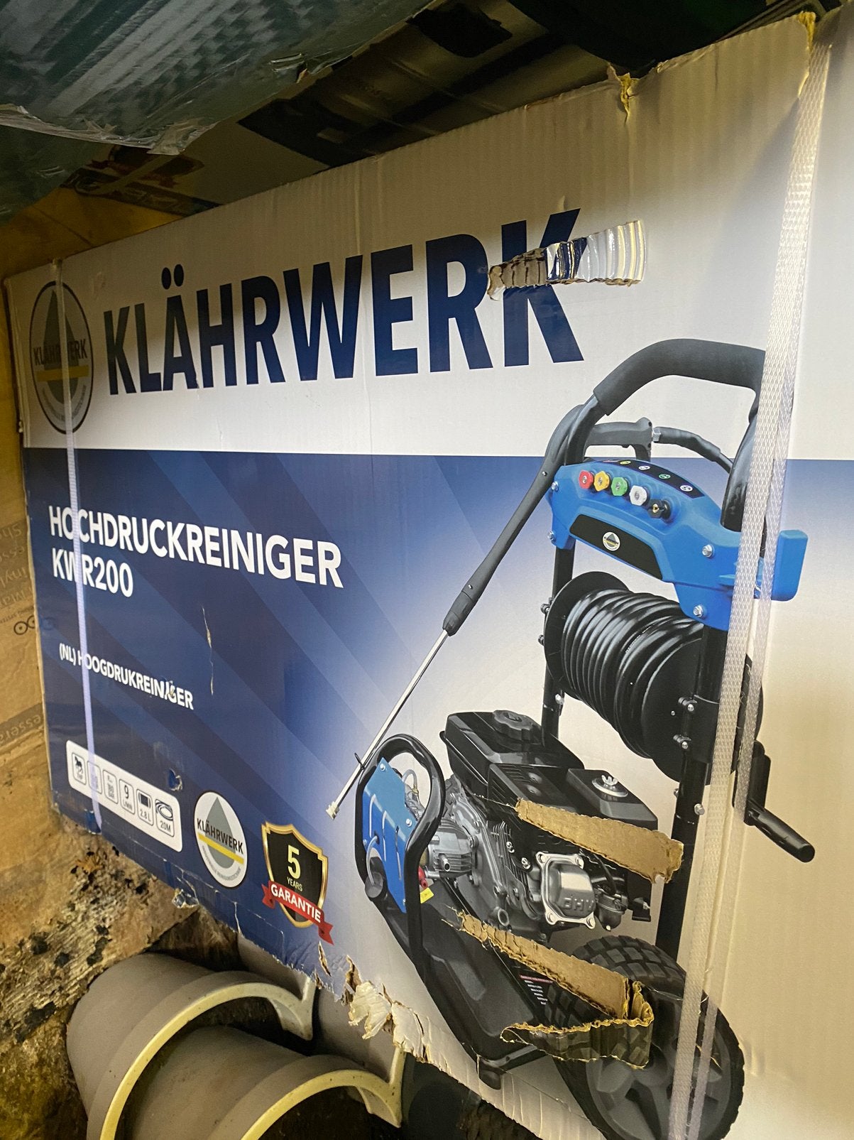 Hogedrukreiniger op benzine, Tuin en Terras, Hogedrukreinigers, Ophalen, Benzine
