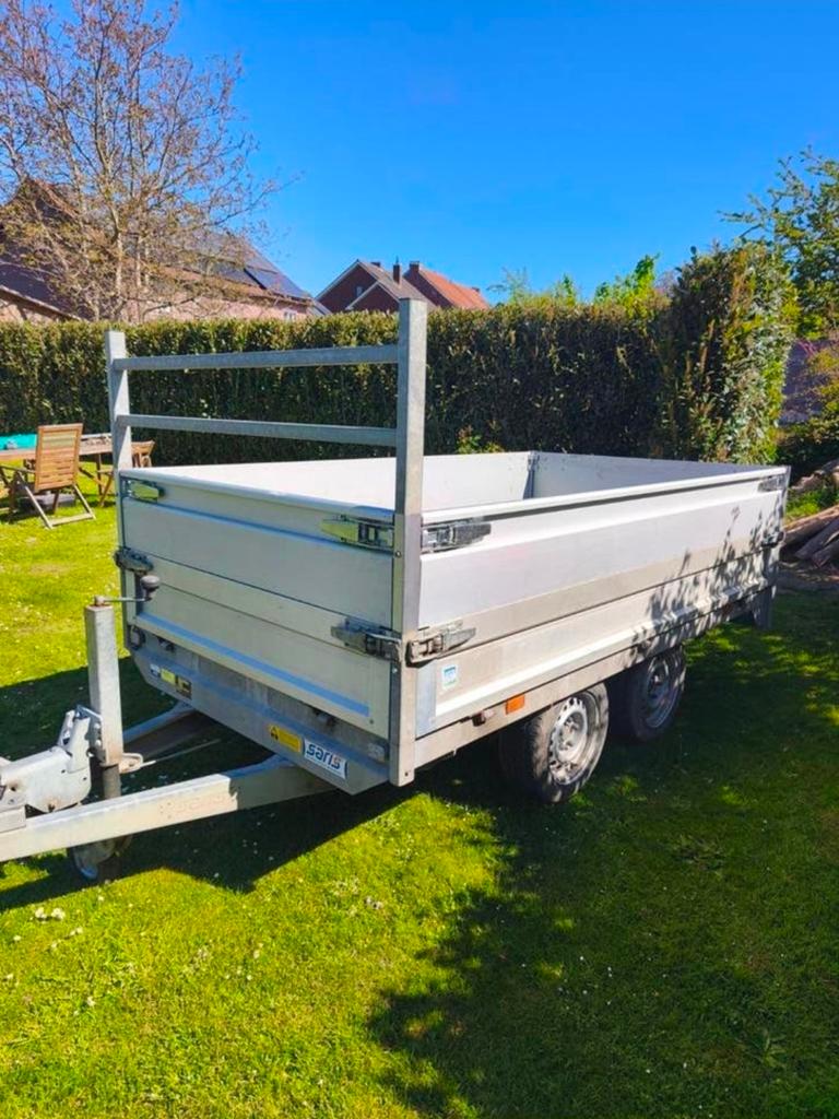 Saris geremde aanhangwagen  MTM 2700kg, Ophalen, Zo goed als nieuw