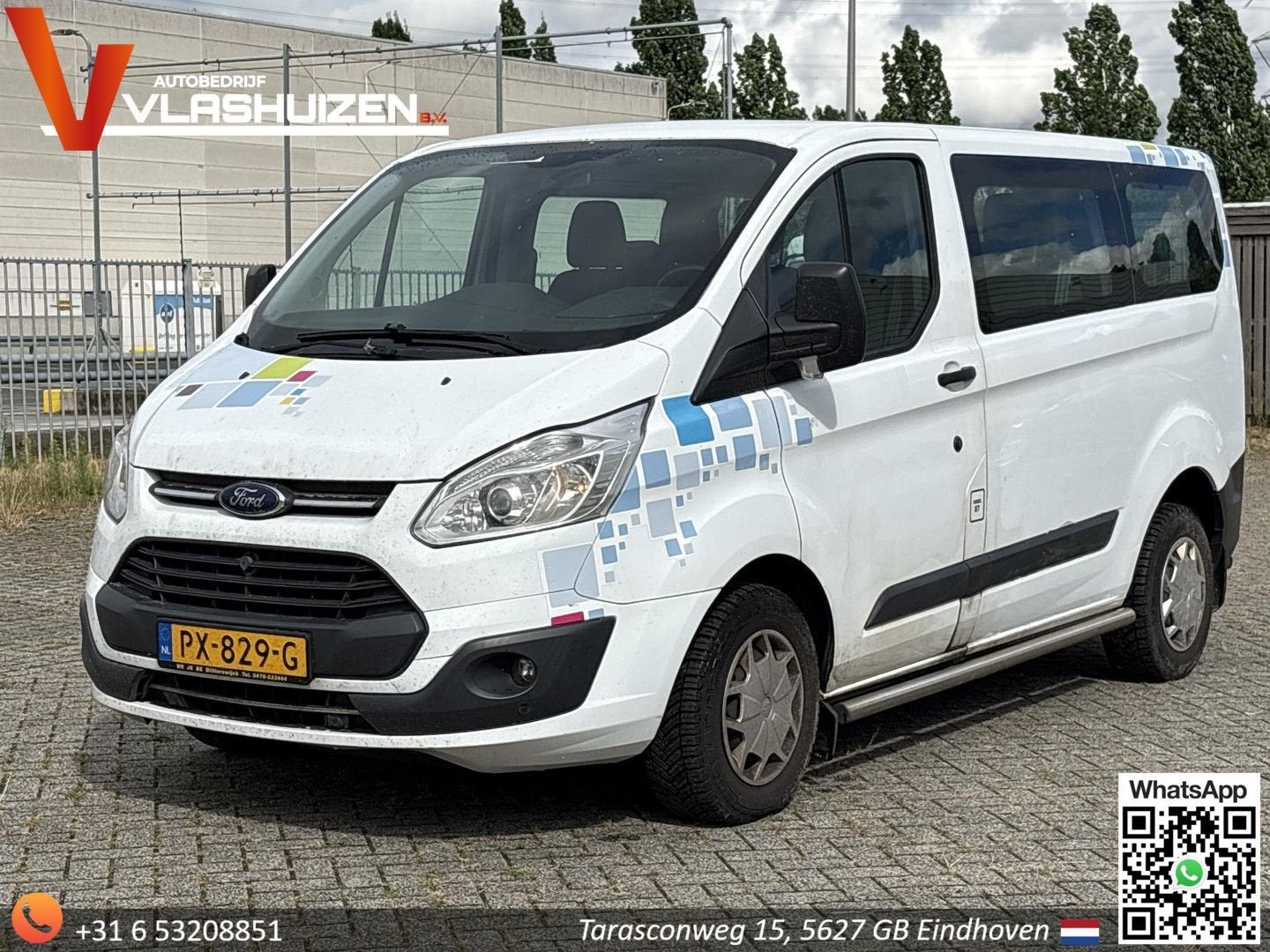 Ford Transit Custom 310 2.0 TDCI L1H1 Trend | € 7.450,- NETT, Monovolume, Bluetooth, Wit, Bedrijf