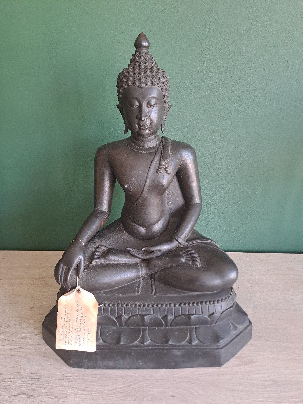 Prachtig Antiek Thaise bronzen Boeddhabeeld, Ophalen