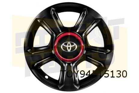 Toyota Aygo velg Aluminium 15'' 5-spaaks zwart Origineel! PW, -, Verzenden, -, Nieuw