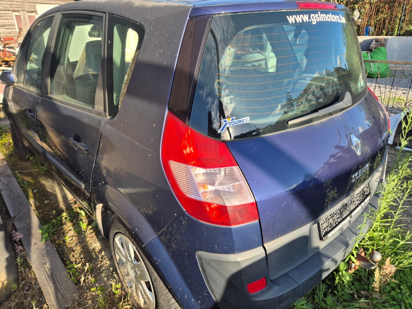 Renault Scénic II 1.5 dCi — à réparer ou pour pièces — 350 €, Achat, 5 portes, Scénic, Bleu