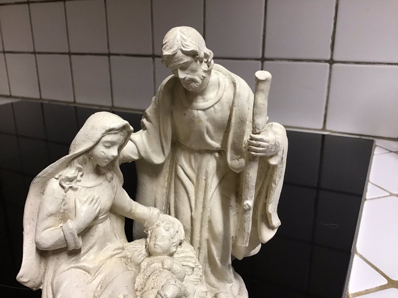 Jozef Maria Jezus in de kerststal, Ophalen of Verzenden, Gebruikt