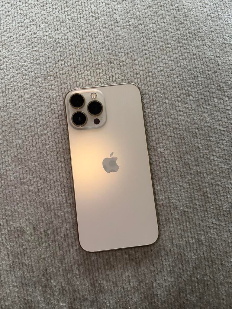 Iphone 13 pro max, Telecommunicatie, Mobiele telefoons | Apple iPhone, Ophalen, 80 %, 128 GB, Goud