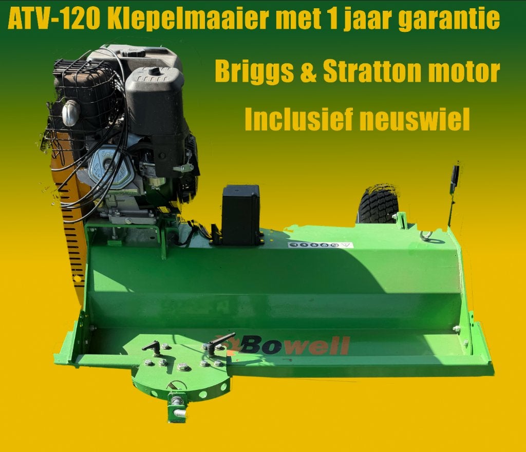 Bowell klepelmaaier voor quad ATV-120, Ophalen, Weidebouw