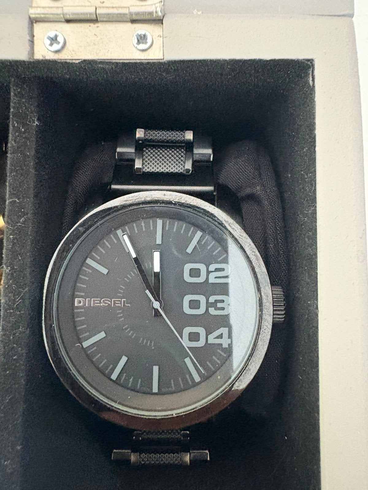Diesel horloge, Handtassen en Accessoires, Horloges | Heren, Ophalen, Gebruikt, Polshorloge, Overige merken