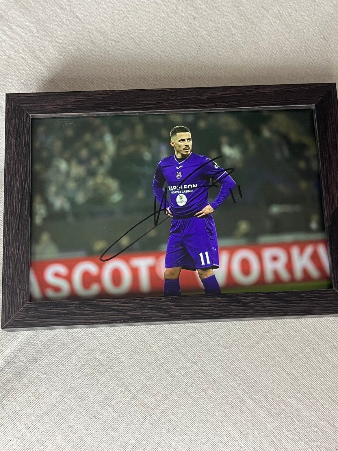Thorgan Hazard handtekening, Verzamelen, Ophalen of Verzenden, Nieuw, Spelerskaart