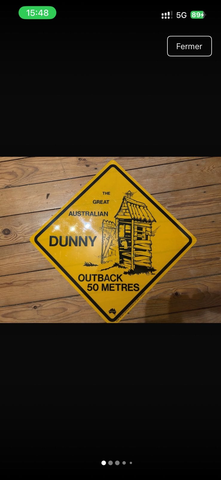 Aussie Dunny toiletbord, Ophalen of Verzenden