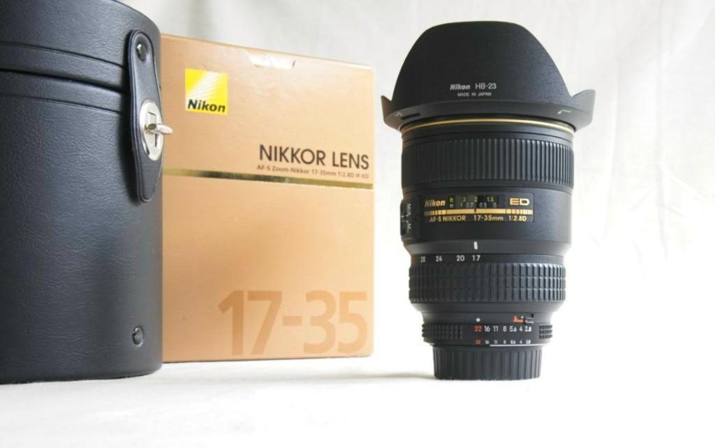 Nikon AF-S 17-35mm f2.8, compleet in doos, als nieuw, Enlèvement ou Envoi, Comme neuf, Objectif grand angle, Zoom