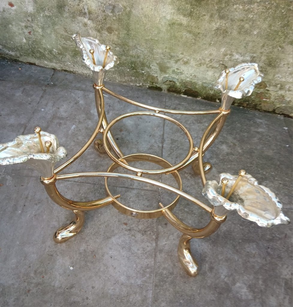 vintage salontafel Hollywood regency, Huis en Inrichting, Tafels | Salontafels, Ophalen, Rond