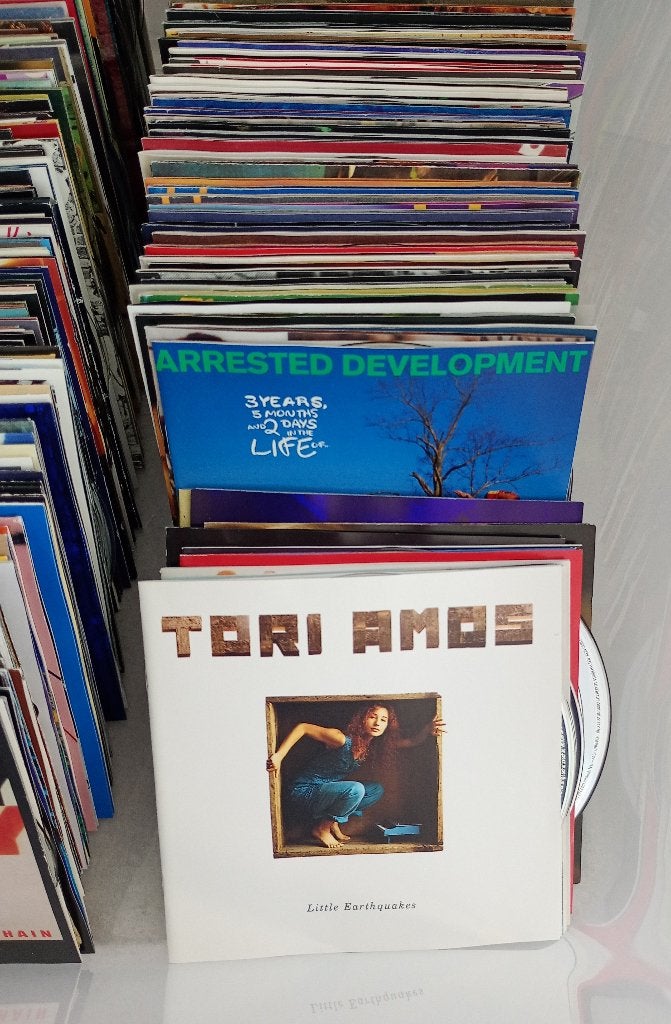 CD's + opbergbox, Ophalen, Zo goed als nieuw