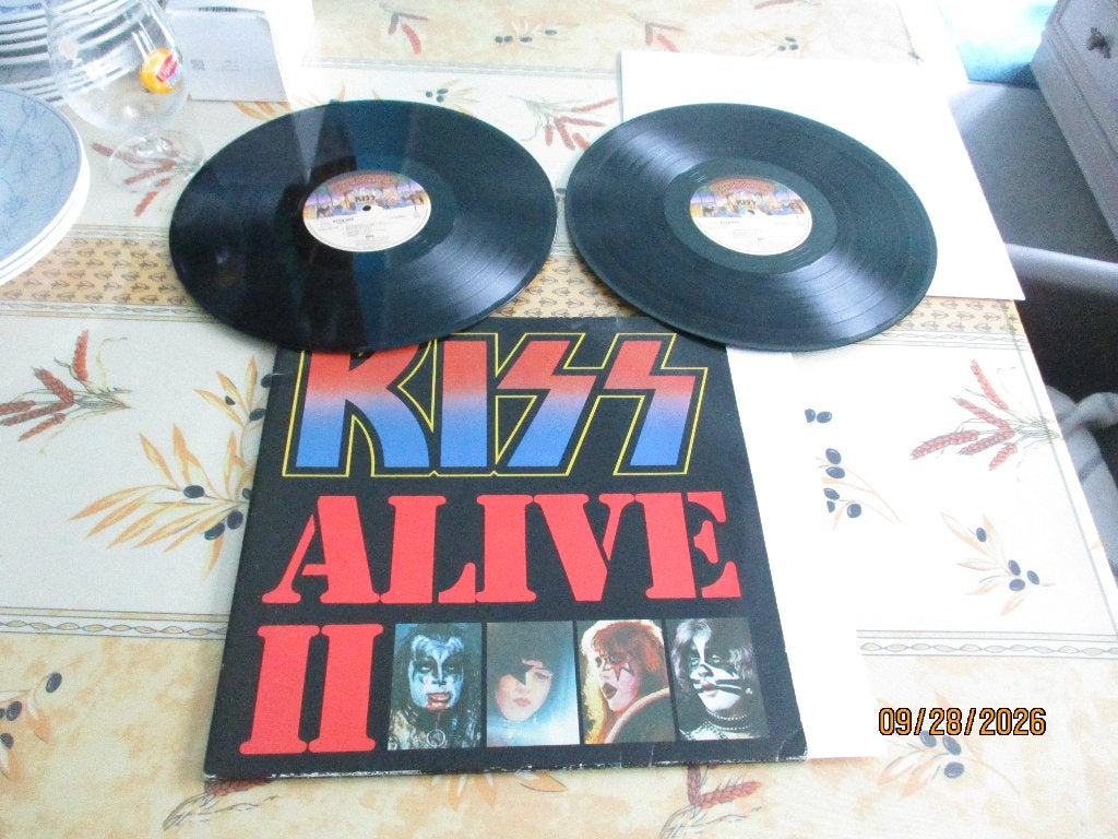 LP Kiss Alive ll 1977, LP, Enlèvement ou Envoi, Utilisé, Hard rock