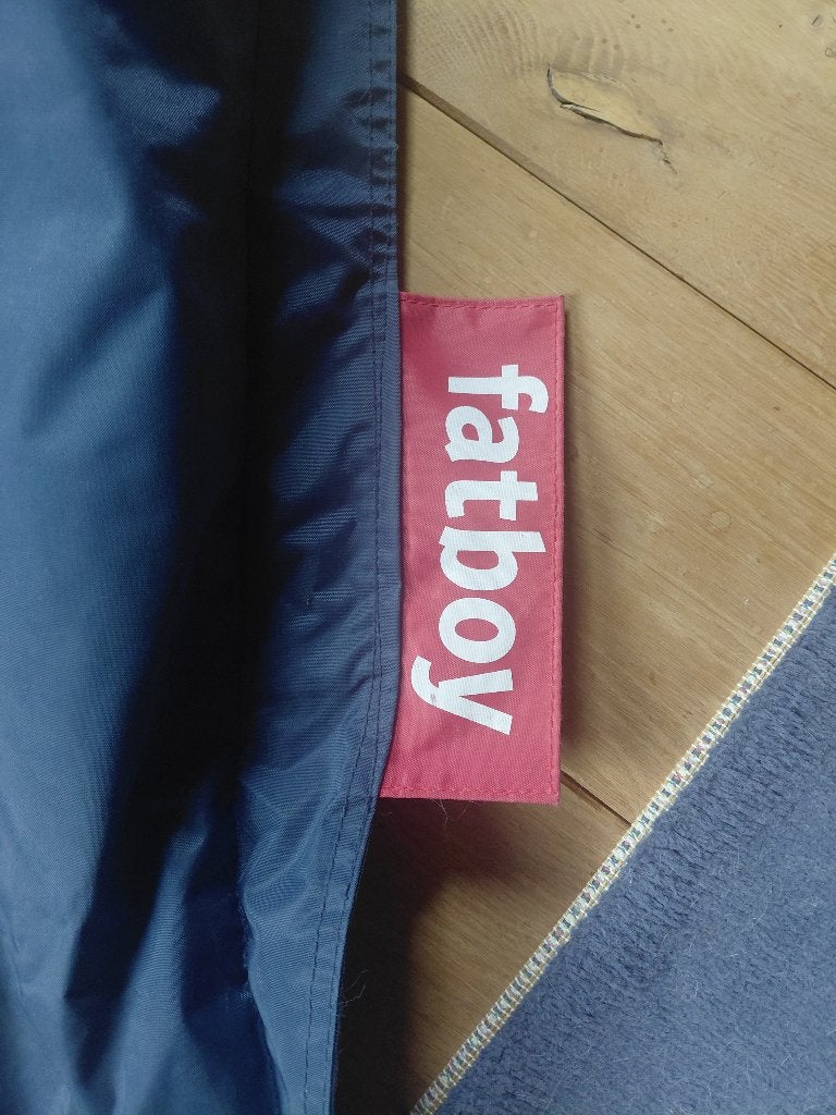 Fatboy zitzak, Ophalen, Gebruikt, Blauw, Zitzak