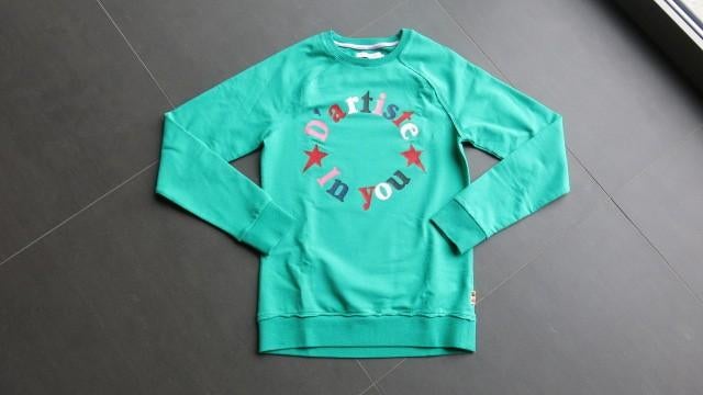 Groene sweater van Vingino (maat 176), Enfants & Bébés, Vêtements enfant | Taille 176, Enlèvement ou Envoi, Pull ou Veste, Fille
