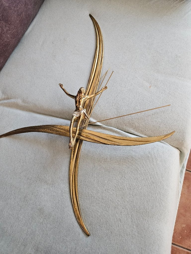 Mid century kruisbeeld, Antiek en Kunst, Ophalen