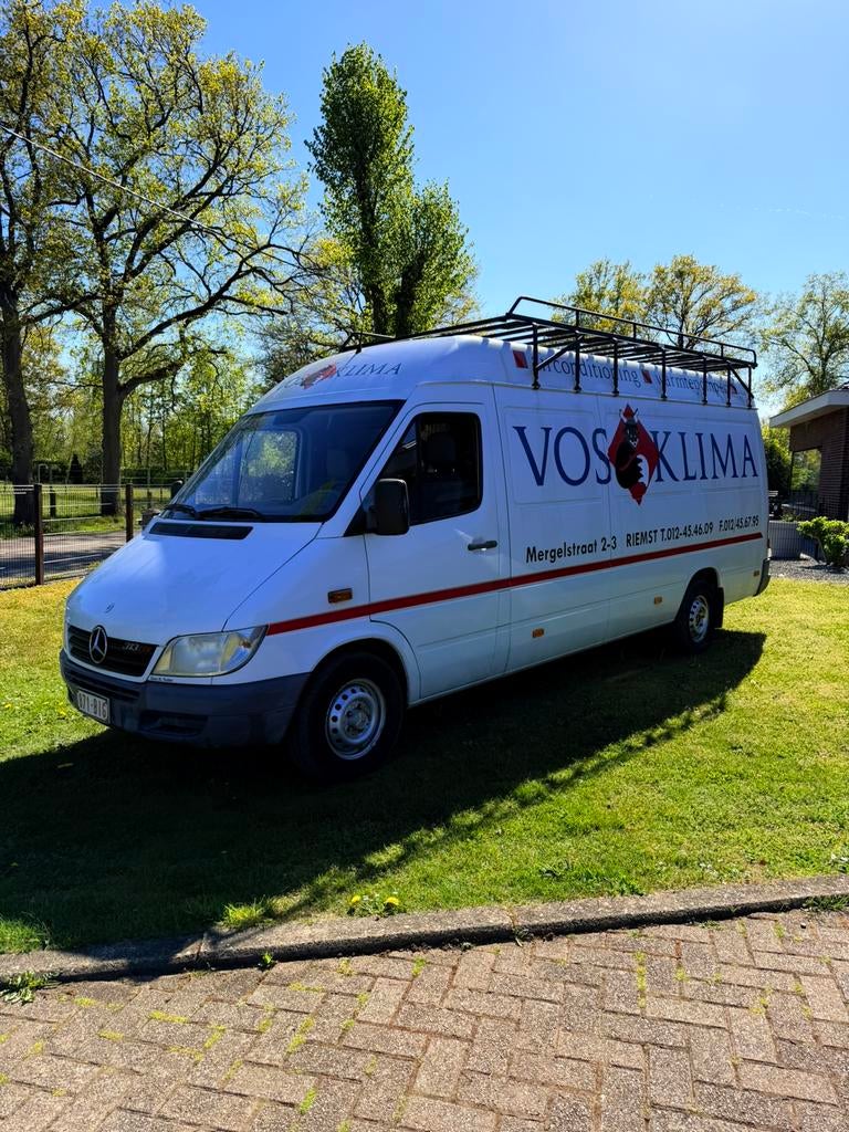 Mercedes Sprinter 313cdi-c*Gekeurd voor verkoop*, Auto's, Voorwielaandrijving, Stof, Trekhaak, Wit