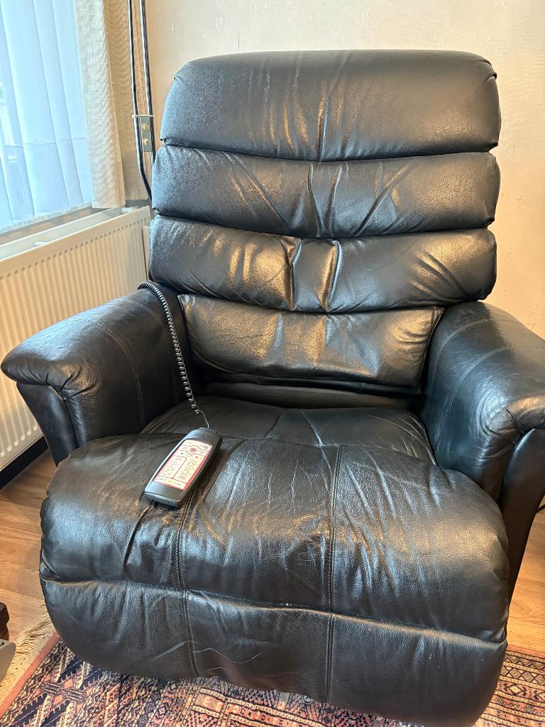 Relax zetel, Ophalen, Zo goed als nieuw, Eenpersoons, Leer