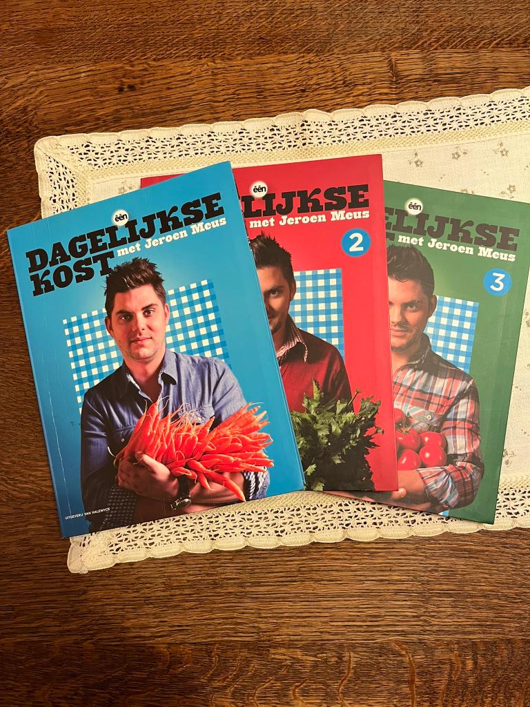 Dagelijkse kosten 1/2/3, Boeken, Kookboeken, Ophalen of Verzenden, Zo goed als nieuw, Jeroen Meus, Europa