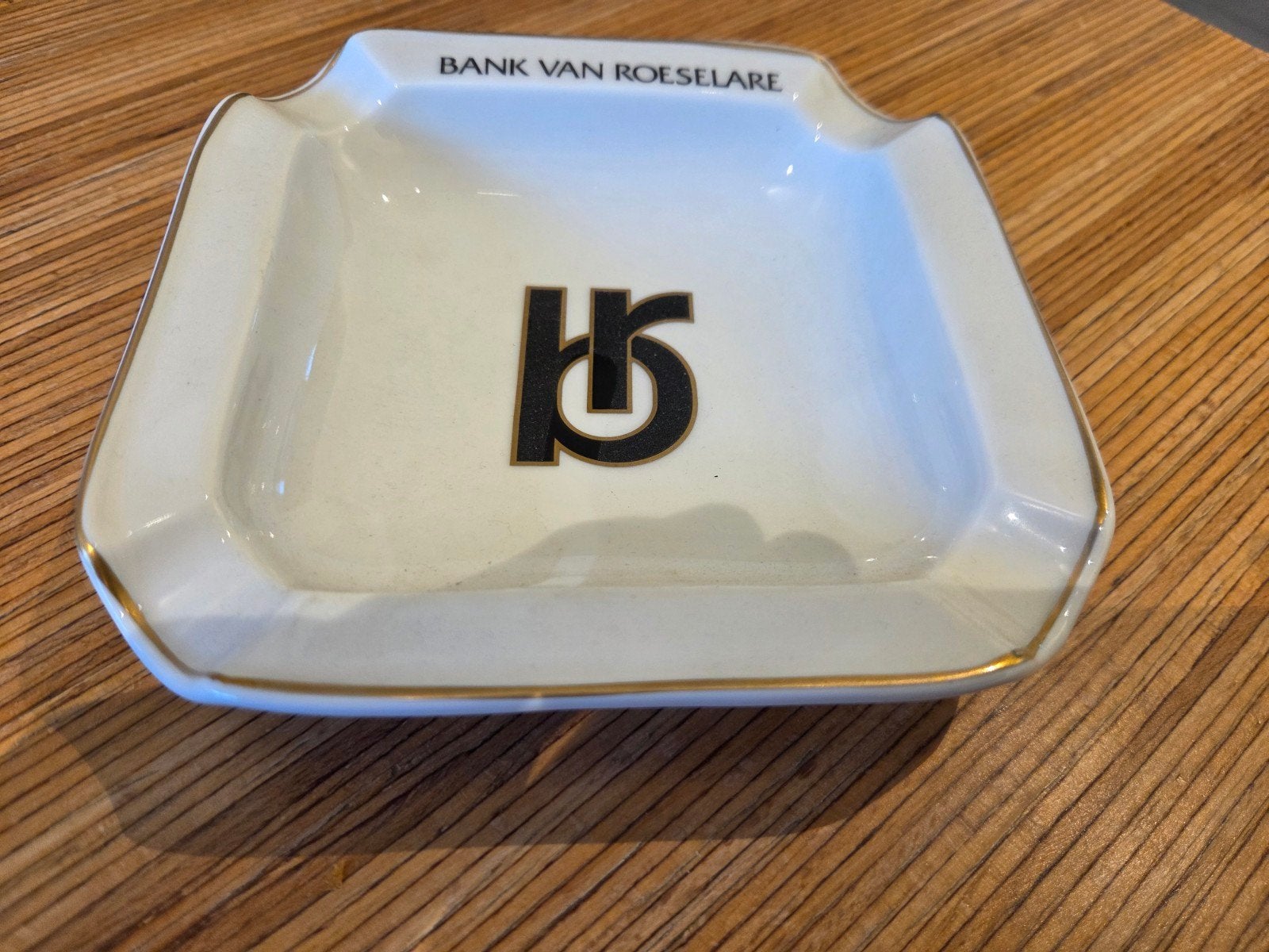 asbak Bank van Roeselare BVR, Ophalen of Verzenden