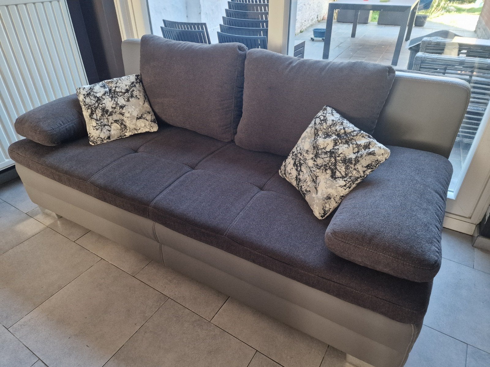 canapé lit, Maison & Meubles, 100 à 125 cm, 200 à 250 cm, Banc droit, Enlèvement