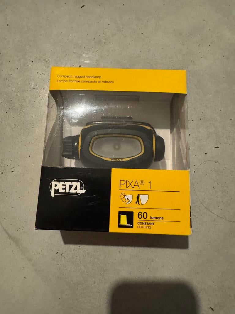 Petzl pixa 1 hoofdlamp (rugged en atex), Enlèvement ou Envoi, Neuf, Batterie