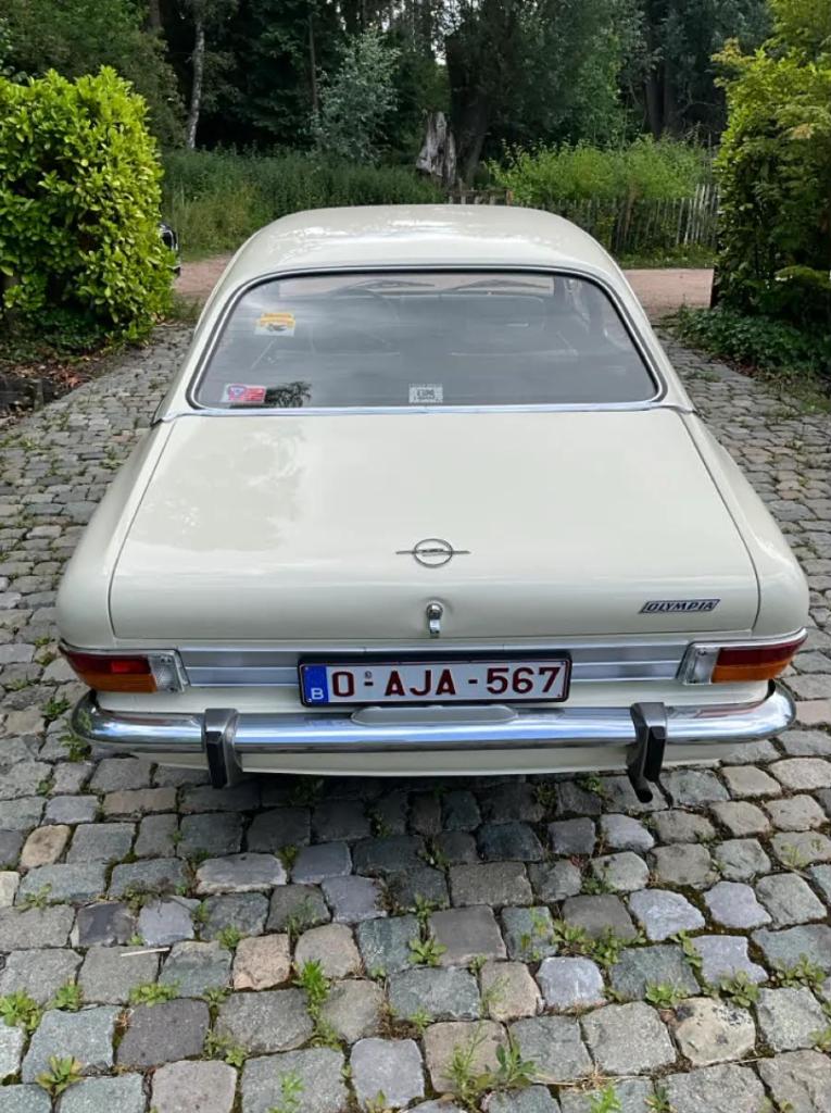 Opel Olympia A (Kadett b), 4 zetels, Achterwielaandrijving, Zwart, Beige
