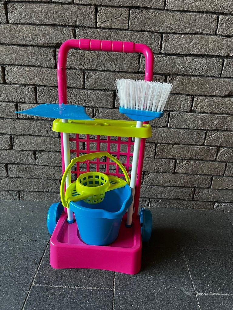 Schoonmaaktrolley kinderen, Kinderen en Baby's, Ophalen, Zo goed als nieuw, Kunststof, Speelkeuken