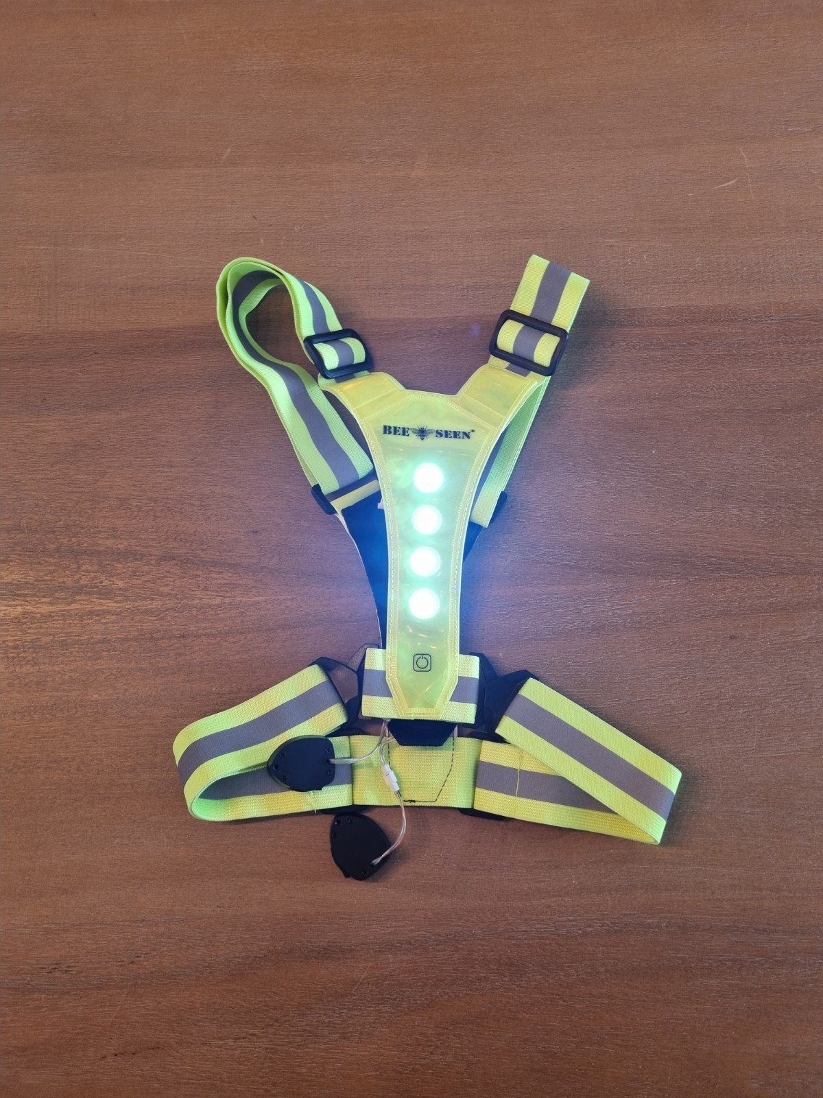 Bee Seen LED reflectieharnas voor lopen, fietsen of wandelen, Ophalen