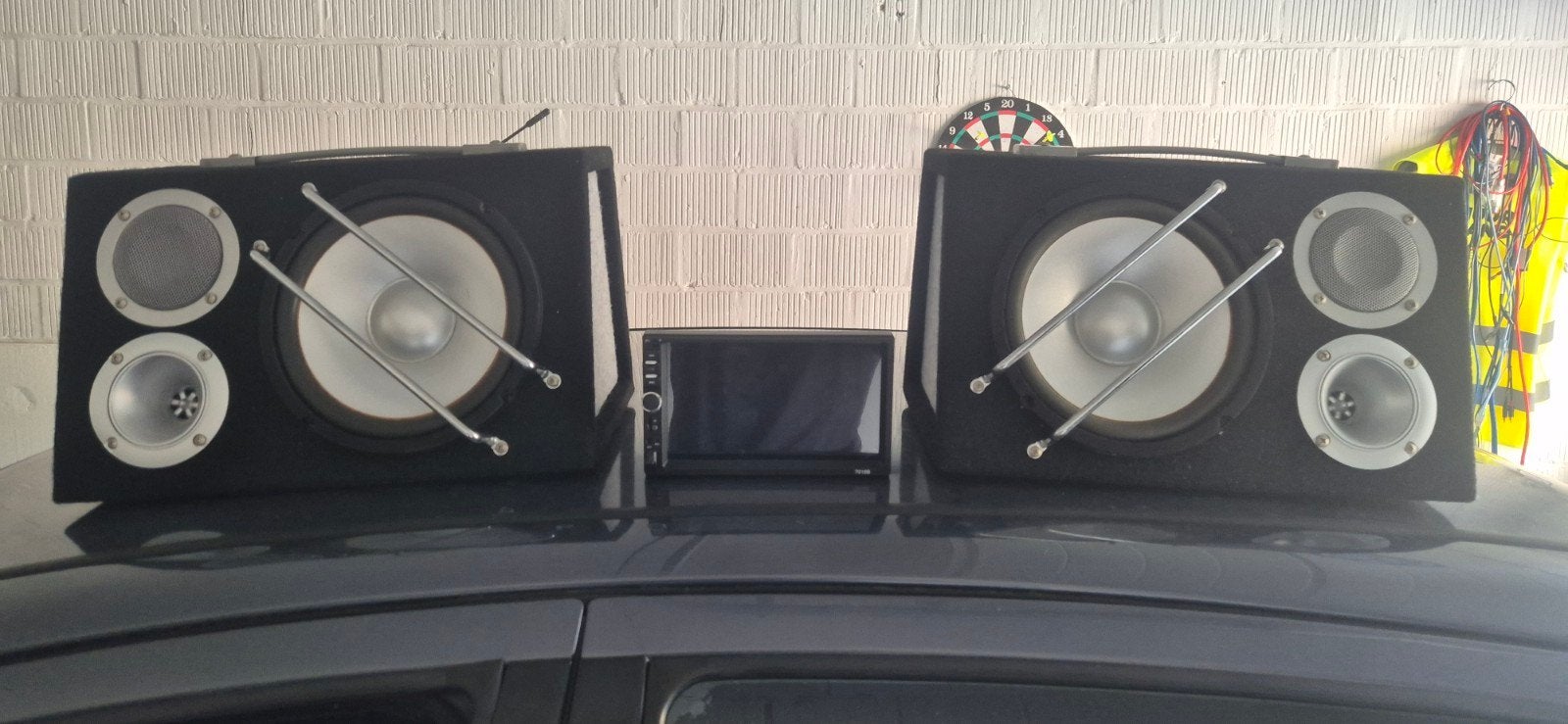 radio android  + boxen + versterker, Ophalen