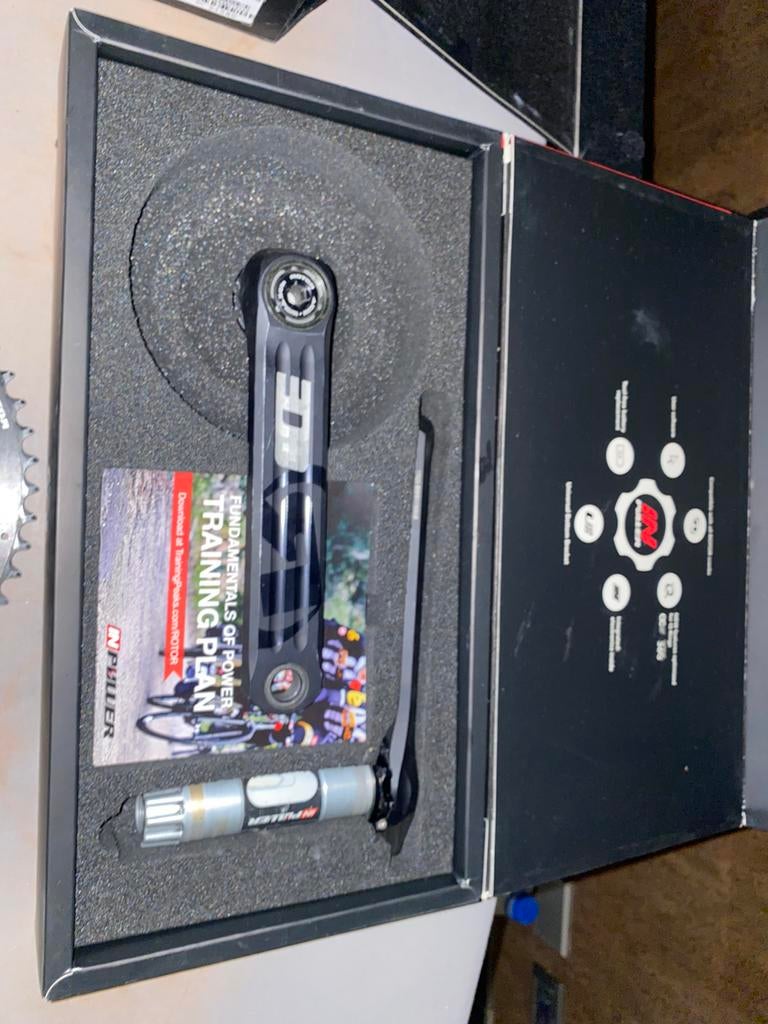 Rotor 3D inpower crankstel (vermogenmeter), Fietsen en Brommers, Ophalen, Gebruikt, Crankstel of Pedalen