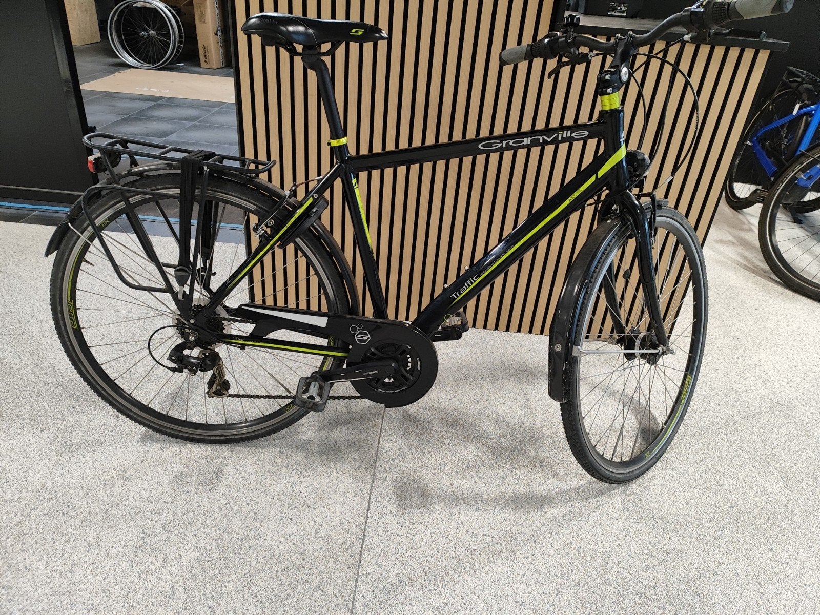 Herenfiets M, Gebruikt, 26 inch, 10 tot 15 versnellingen, Velgrem