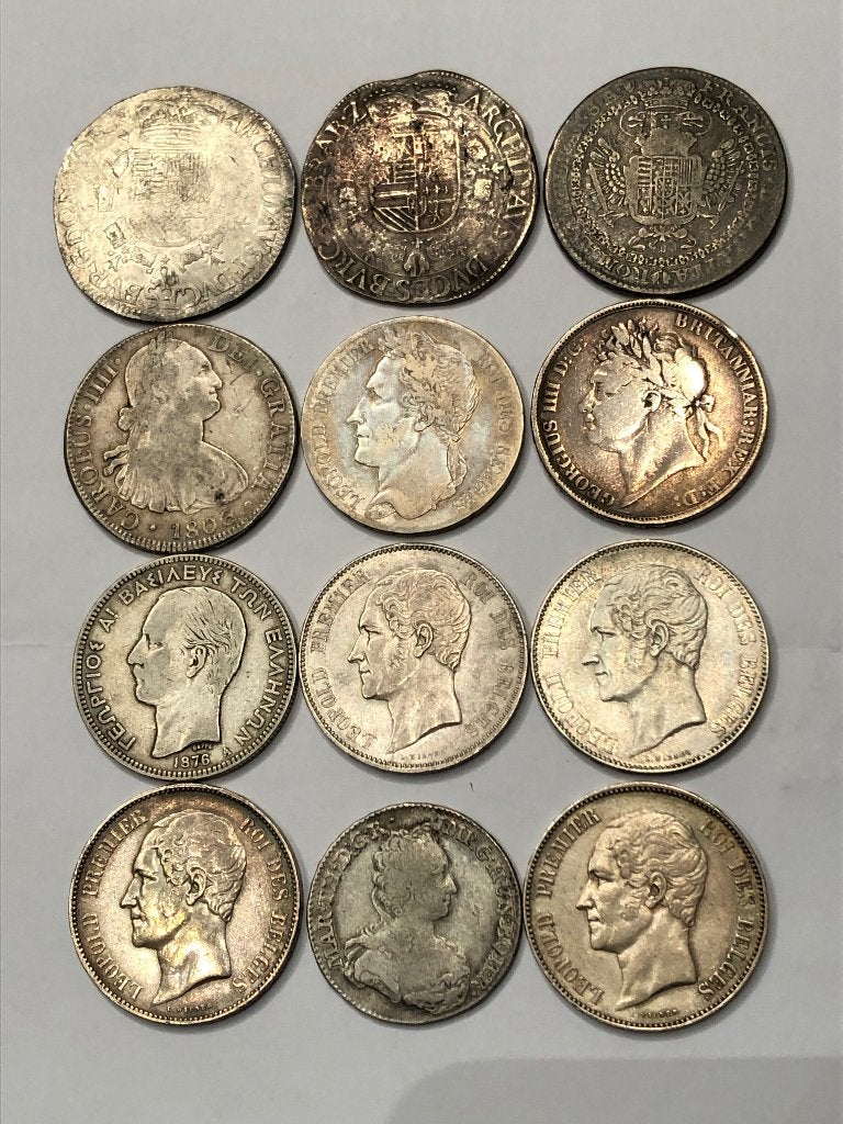 Munten zilver mooi lot diverse types mix 12 stuks !!, Ophalen of Verzenden, Zilver, Setje, Zilver
