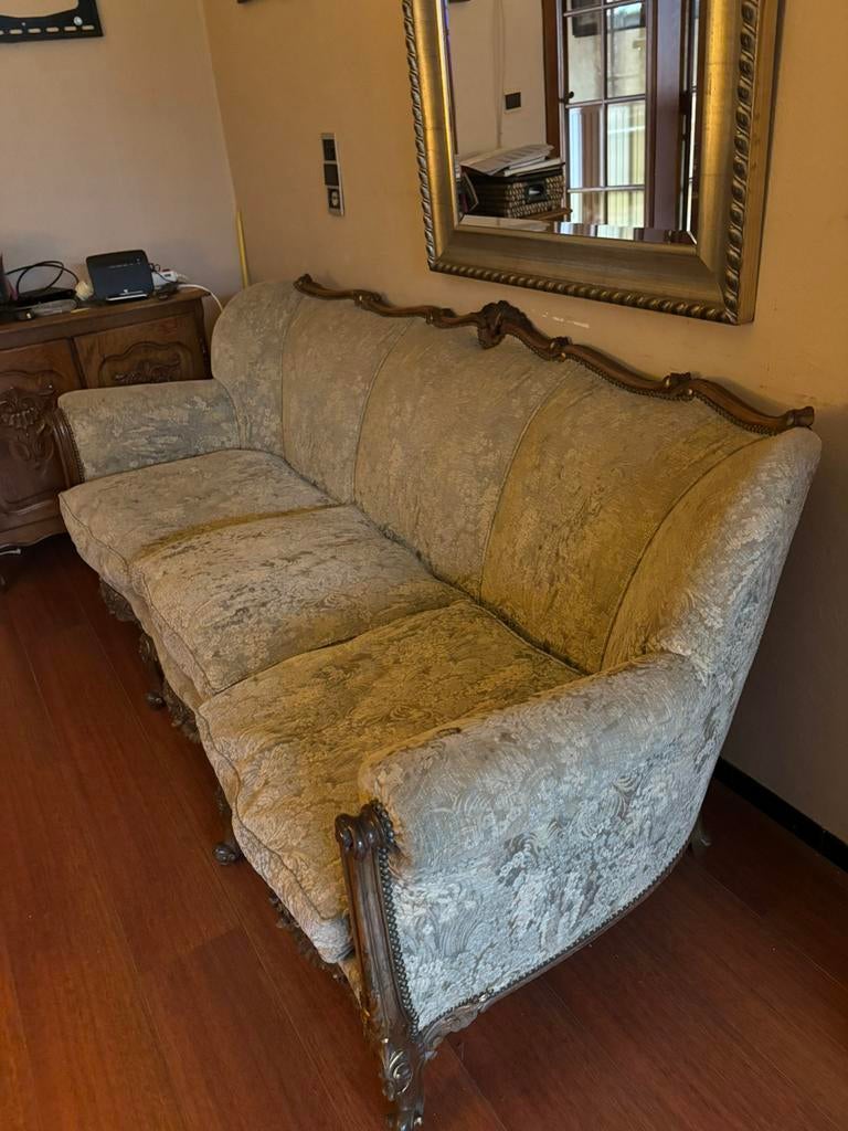 Salon louis xv rococo met bladgoud, Ophalen, Gebruikt, Louis XV rococo
