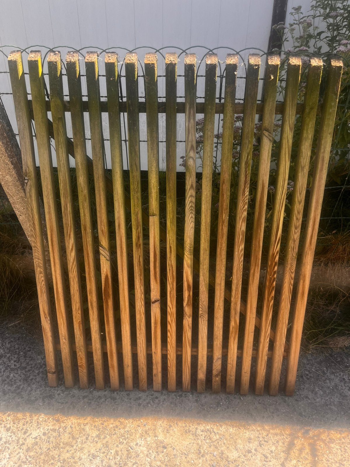 Houten poortje, Jardin & Terrasse, Clôtures de jardin, Enlèvement, Comme neuf, Bois, Porte du jardin