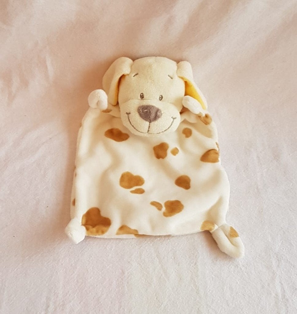 Babydoekje hond wit br. vlekken 16L 14B, Ophalen of Verzenden, Zo goed als nieuw, Wit, Hond