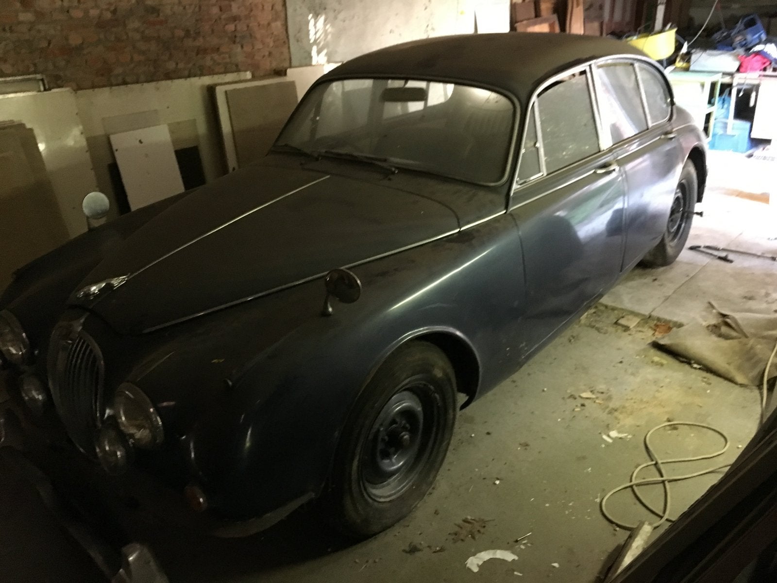 Jaguar Mk2 2.4l Project wagen. Staat meer dan 30 jaar stil., Auto's, Particulier, Te koop, Benzine