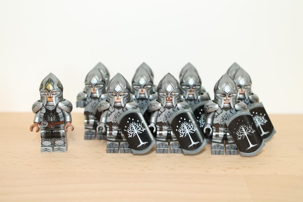 LEGO The Lord of the Rings - Custom 31 Gondorian Soldiers, Kinderen en Baby's, Speelgoed | Duplo en Lego, Inclusief minifiguren