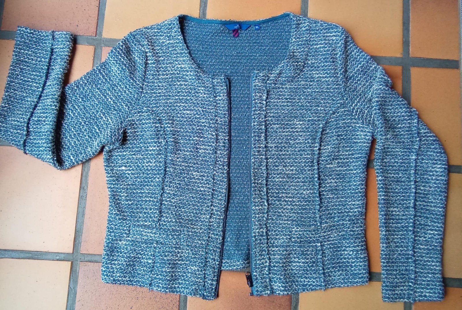 vestje Tom Tailor XL, Blauw, Maat 46/48 (XL) of groter, Zo goed als nieuw, Tom Tailor