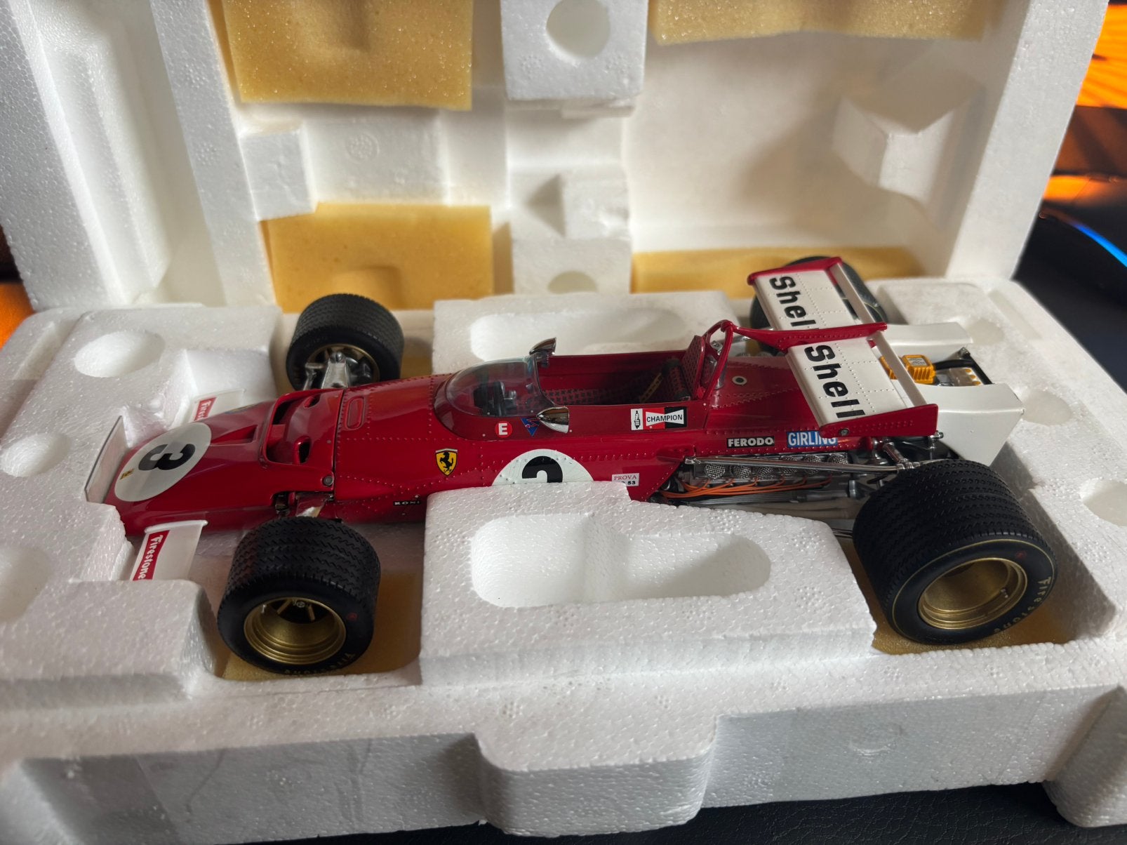 1:18 Ferrari 312B Jacky Ickx #3 (Exoto), Enlèvement ou Envoi, Comme neuf, Voiture, Autres marques